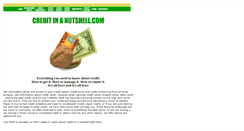 Desktop Screenshot of creditinanutshell.com